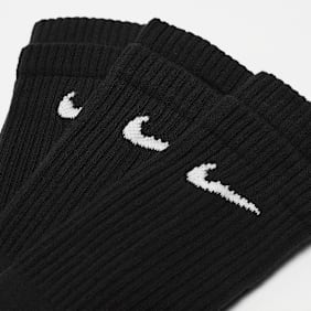 Nike 3 PACK - Everyday Cushioned Training Crew Socks schwarz