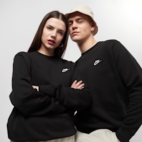 Nike Sportswear Club Fleece Crew zwart