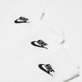 Nike 3 PACK - Sportswear Everyday Essential Crew Socks weiß