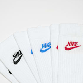 Nike 3 PACK - Sportswear Everyday Essential Crew Socks bianco