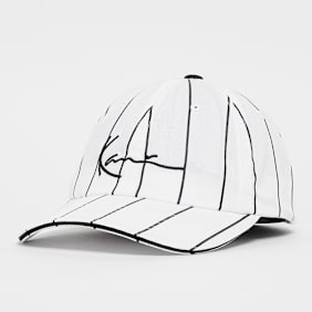 Karl Kani Signature Pinstripe Cap wit