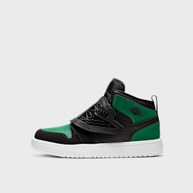 Jordan Sky Jordan 1 black/white/medium olive zielony