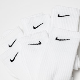 Nike 6 PACK - Everyday Cushioned Training Crew Socks bijela