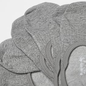 SNIPES 3 PACK - FÃ¼ssling Invisible grijs