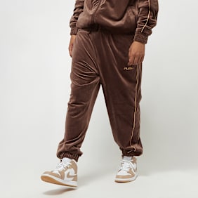 FUBU FUBU Corporate Velours Track Pants brown/sand blu