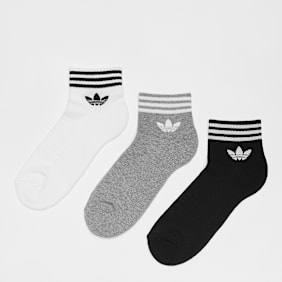 adidas Originals Calze Ankle adicolor Trefoil (3 Pack) multicolore
