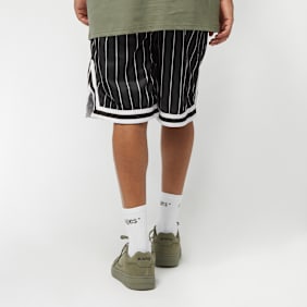 Karl Kani Small Signature Pinstripe Mesh Shorts nero