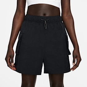Nike Sportswear Essential Women's Woven High-Rise Shorts nero