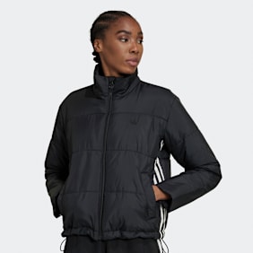 adidas Originals Kurze Puffer-Jacke noir