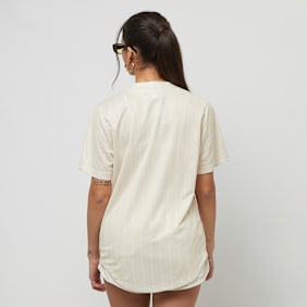 Karl Kani Varsity Pinstripe Baseball Shirt weiß