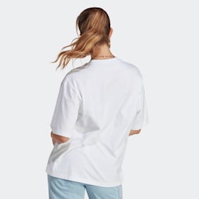 adidas Originals adicolor Oversized T-Shirt blanc