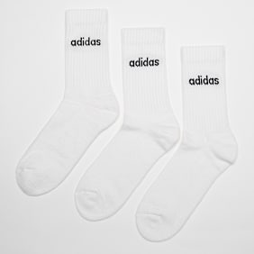 adidas Originals Calze Crew Cushion Linear (3 Pack) bianco