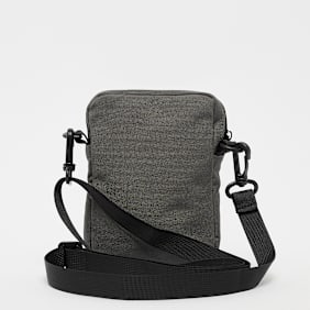 SNIPES Woven Label Basic Logo Mobile Bag grijs