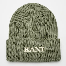Karl Kani Small Retro Embro DamageBeanie groen