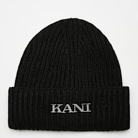 Karl Kani Small Retro Embro DamageBeanie noir