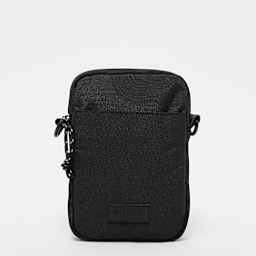 SNIPES Rubber Badge Basic Logo Mobile Bag zwart