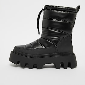 Buffalo Flora Puffer Boot schwarz