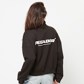 Pegador Vuku Logo Oversized Halfzip noir