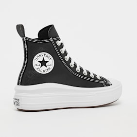 Converse Chuck Taylor All Star Move Platform Leather (GS) schwarz