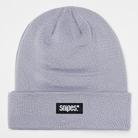 SNIPES Woven Label Basic Logo Beanie violeta