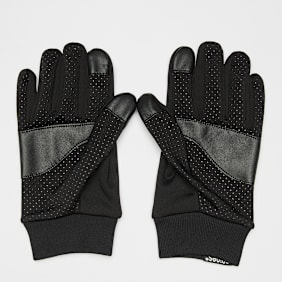 SNIPES Woven Flag Label Basic Logo Tech Fleece Gloves nero