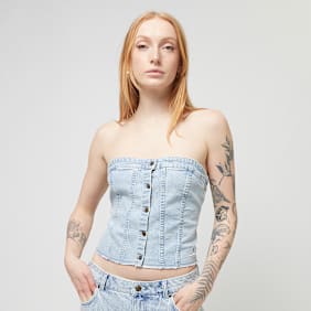 Karl Kani OG Washed Corset Top blau