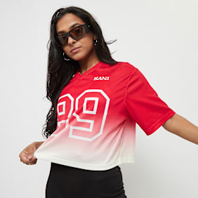 Karl Kani Retro Gradient Crop Jersey rouge