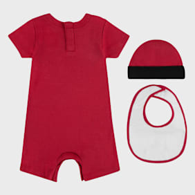 Jordan Junior Jumpman Romper (3 Piece) rot