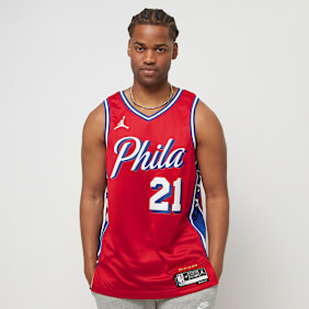 Jordan NBA Dri-FIT Swingman Jersey Philadelphia 76ers - Joel Embiid rosso