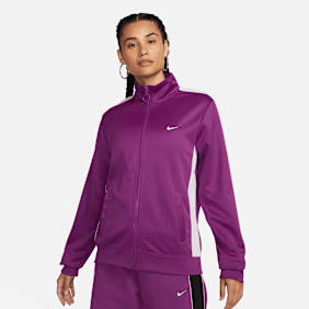 Nike   Sportswear Poly-Knit Jacket Swoosh pourpre