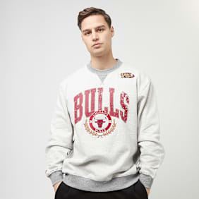 Mitchell & Ness NBA Premium Fleece Crew Chicago Bulls gris