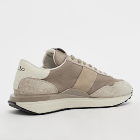Polo Ralph Lauren Train 89 Suede-Paneled Sneaker beige