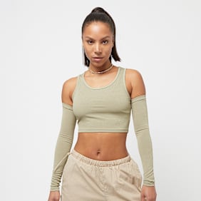 Sixth June 00's Sleeves Crop Top vert