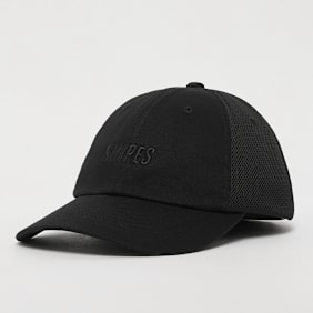 SNIPES Logo Mesh Panel Baseball Cap preto