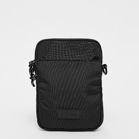 SNIPES Rubber Badge Basic Logo Jaquard Strap Mobile Bag nero