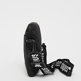 SNIPES Rubber Badge Basic Logo Jaquard Strap Mobile Bag negro