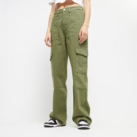 2Y STUDIOS Lona Cargo Jeans vert