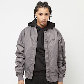 SNIPES Small Logo Padded Bomber Jacket grau