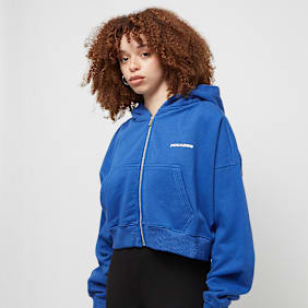 Pegador Marla Cropped Zip Hoodie bleu