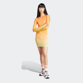 adidas Originals 3-Streifen Cargo Kleid Summer Glow orange