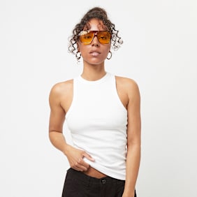 Urban Classics Racer Back Rib Top weiß