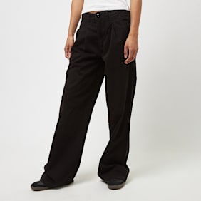 Urban Classics Organic Pleated Cotton Pants noir