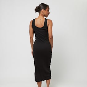 Urban Classics Rib Top Dress zwart