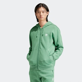 adidas Originals Essential Full Zip Hoodie grün