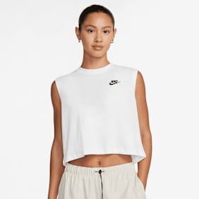 Nike Sportswear Club Crop Sleeve weiß
