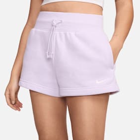 Nike   Sportswear Phoenix Fleece High Rise Short fioletowy