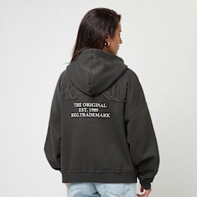 Karl Kani Small Signature Washed OS Hoodie grau