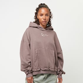 Karl Kani Small Signature Washed OS Hoodie brun