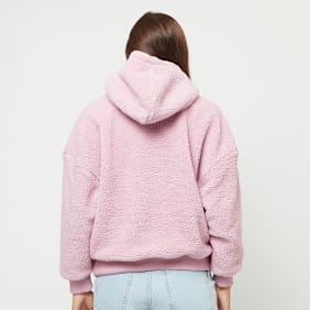Karl Kani Metal Signature Teddy Oversized Hoodie różowy