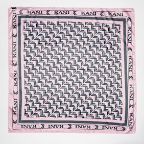 Karl Kani OG All Over Print Satin Scarf rose